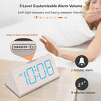 DreamSky Wooden Digital Alarm Clocks - Image 5