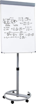 Sunnydaze Adjustable Magnetic Whiteboard Easel – Rolling Dry Erase Board - Image 5