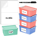 100 Pcs Labels for Storage Bins, 6 x 4 inch Large Label Stickers by Thboxes