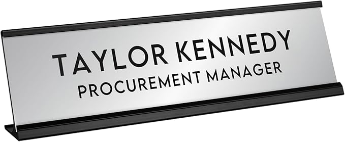 Custom Engraved Desk Plate | Personalized by 904Custom