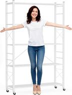 ALANNG 40" W Foldable 5-Tier Storage Shelves - Image 6
