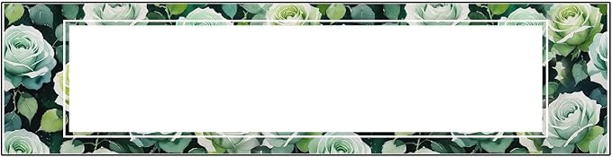Signs ByLITA Floral Pattern Customized Nameplate | Sage Rose Personalized Full - Image 8