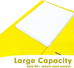 Two Pocket Folders, RAZCC 50 Pack 2 Pocket Folders Fit Letter Size Paper - Image 5