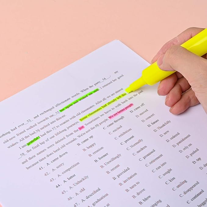 Dabo & Shobo Highlighters Set of 48, Colored Markers And Beautiful Combination - Image 4
