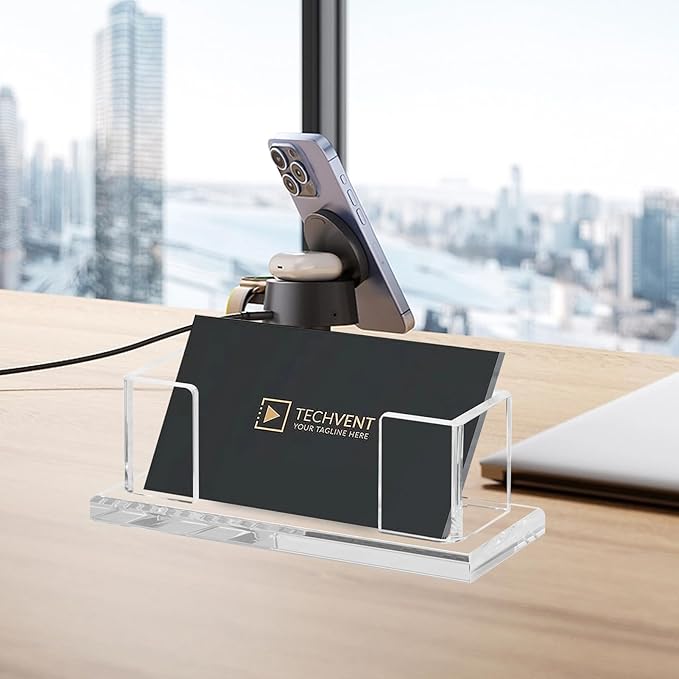Weiai Acrylic Business Card Holder Stand - Image 5