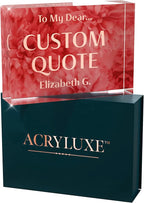 Personalized Gifts, Custom Quote Block Letter Board, Crystal-Clear Acrylic - Image 9