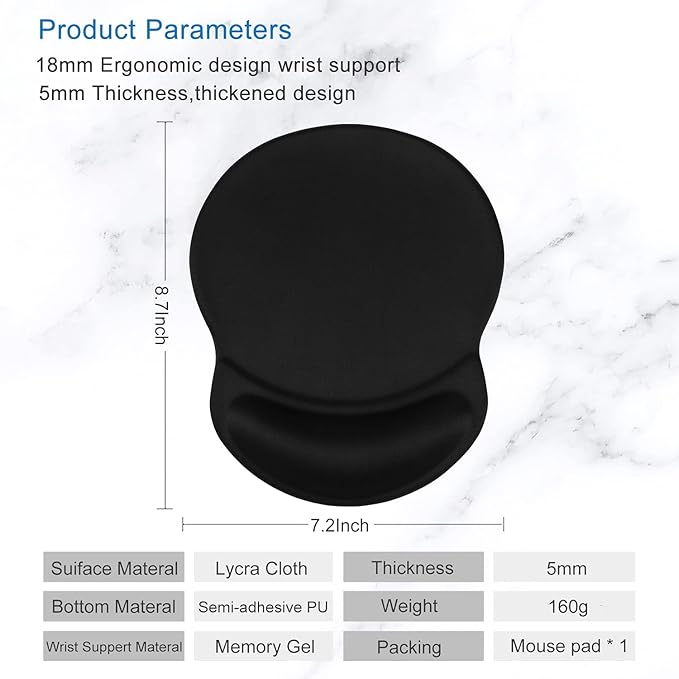 ITNRSIIET Ergonomic Mouse Pad - Image 5