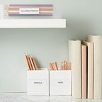 Juvale Clear Vinyl Binder Spine Label Pockets - Image 2