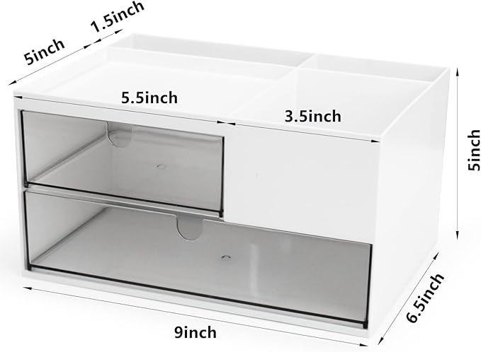 Desk Drawer Organizer, Desk Storage Box - Image 3