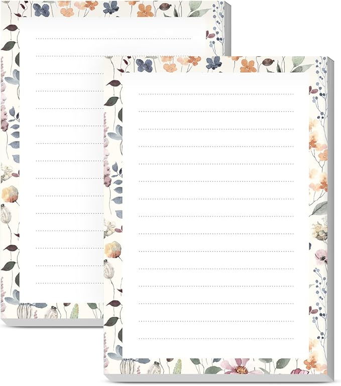 SXboxing Sticky Notes 4X6 Inches, 2 Pack Large Cute Self-Stick Pads, Bright by SXboxing