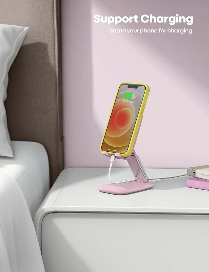 Lamicall Pink Phone Holder, Desk Accessories - Image 3