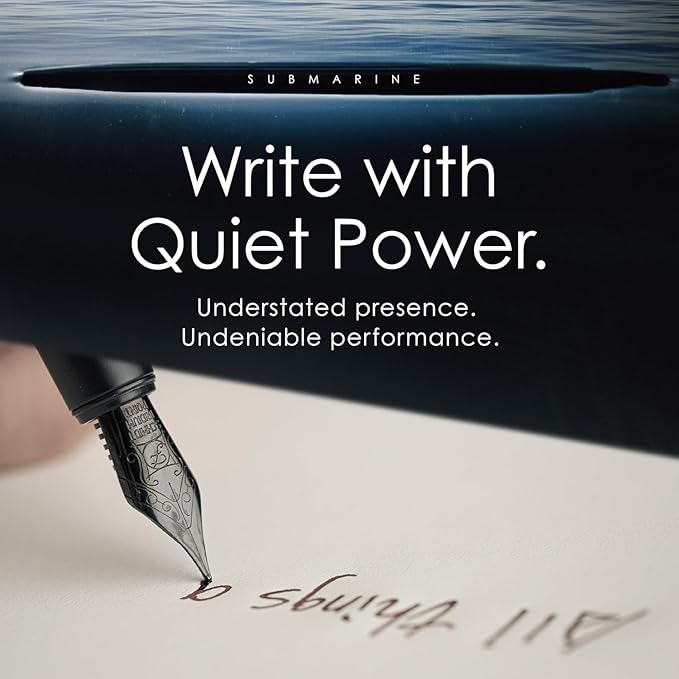 TAG Submarine Luxury Fountain Pen – TurbineDriven Refill, Elegant Writing Gift - Image 3