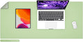 Wolaile PU Leather Desk Pad, 36x17 in Large Computer Desk Mat, Waterproof by Wolaile
