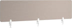Bush Business Furniture 70W Desktop Privacy Screen in Warm Beige, Desk Mounted by BushBusinessFurniture