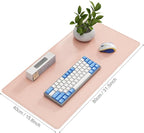 DAWNTREES Desk Mat Protector, PU Leather Desk Pad, Non Slip, Large Mouse Pad - Image 2