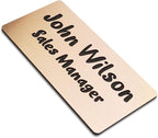 SINYUDUN Custom Engraved Name Tag Badges by Unknown