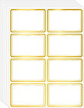 Yeachlaing 2" x 3" 200 PCS Name Labels, Waterproof Blank Name Tag Stickers by Yeachlaing