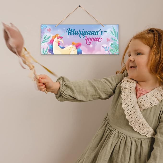 Custom Girl/Boy Name Sign, Personalized Children Room Decor Sign - Image 6