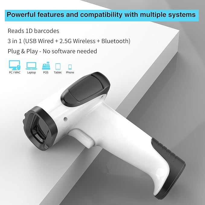 Laser Wireless Handheld Barcode Reader - Image 4