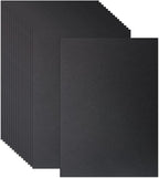 LIVHOLIC 100 Sheets Black Colored Card Stock Paper 92LB 250GSM A4 Thick by Livholic-Rosebluebell