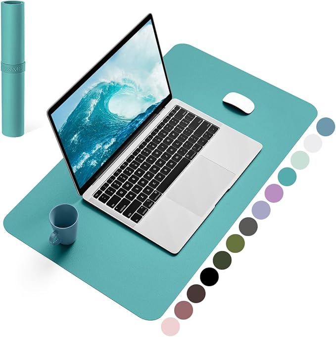 YSAGi Non-Slip Leather Desk Pad, Waterproof Laptop Computer Desk Keyboard Mat by YSAGi