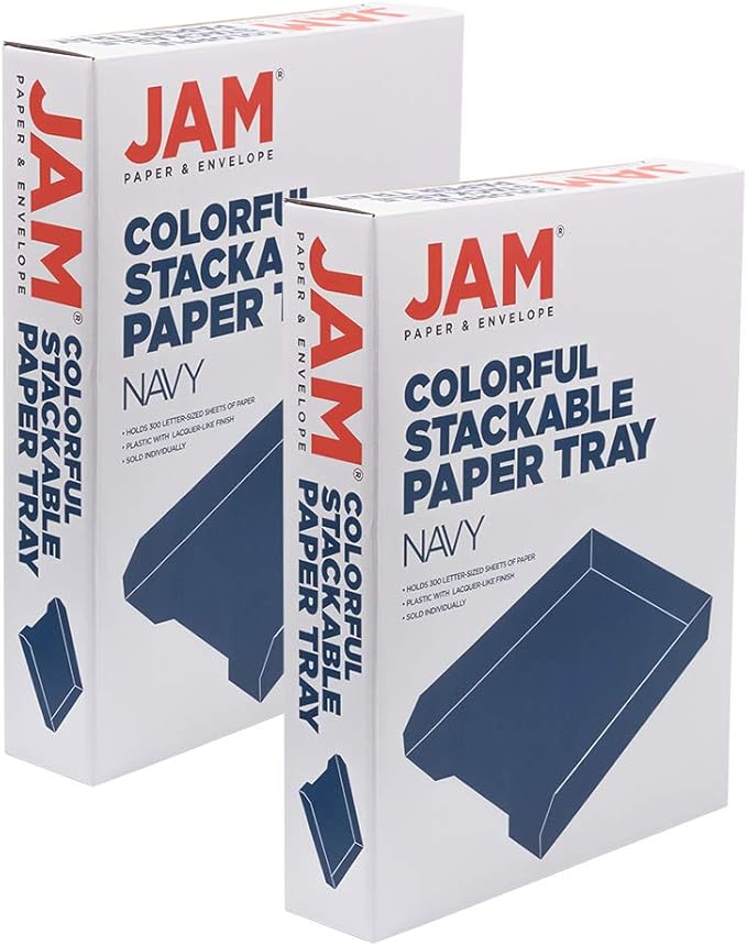 JAM PAPER Stackable Paper Trays - Image 5