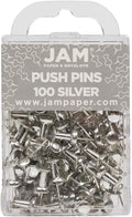 JAM PAPER Colorful Push Pins by JAMPaper