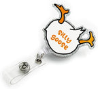 Badge Reel Retractable with ID Clip Goose Badge Reel Holder Funny Cute Acrylic by TianZhun
