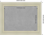 Amanti Art Silver Framed Magnetic Board 23x29 Medium Vision Board - Image 2