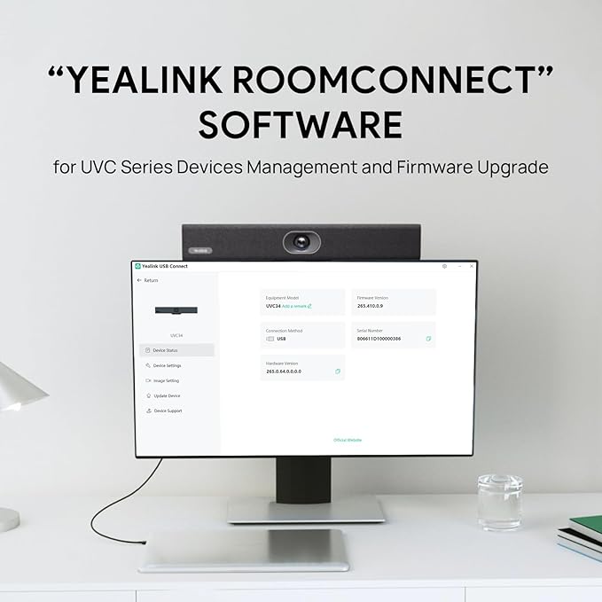 Yealink UVC34 4K Conference Room Camera System 10 Microphone 8 MP All-in-One - Image 8