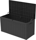 PATIOEASY Outdoor Storage Box 100GAL Waterproof Resin Deck Box, UV-Resistant - Image 3