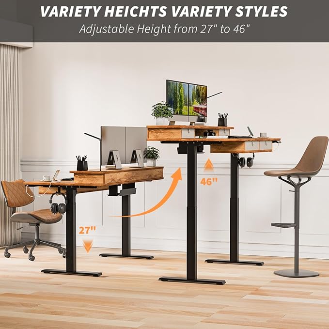 Kingant 55 x 30 Inch Electric Standing Desk - Image 7