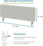 Sound Absorbing Panel Privacy Shield - Image 3