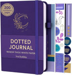 VIVID SCRIBBLES A5 Bullet DOTTED Journal – 160GSM Bleed-Proof Dotted Notebook by VividScribbles