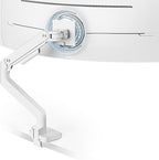 ARES WING Ultrawide Monitor Arm White by ARESWING