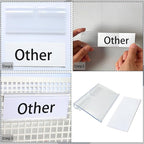Diteje 20 Pack Plastic Wire Shelf Label Holder, Shelving Rack Retail Sign Hook - Image 4