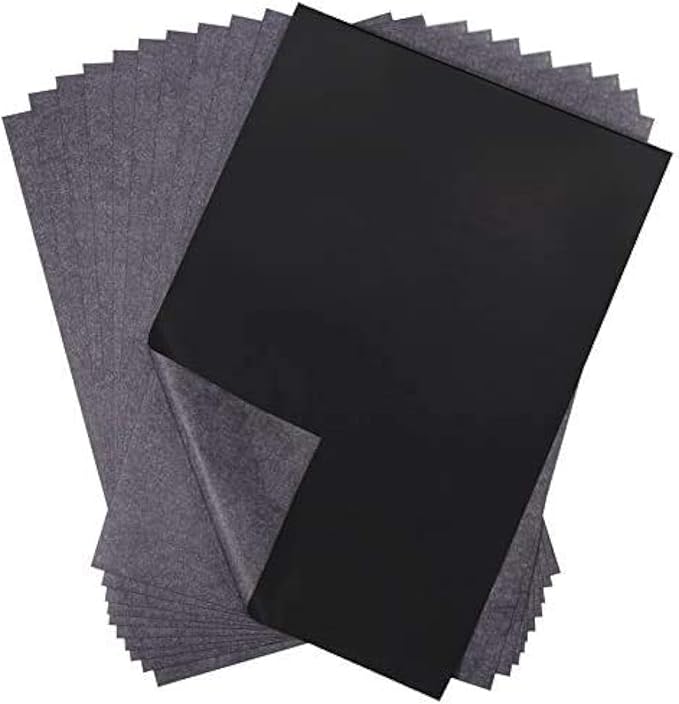 Selizo 100 Sheets Black Carbon Transfer Tracing Paper by selizo