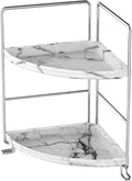 JANUS LiANG 2-Tier Corner Bathroom Organizer, Countertop Perfume Makeup Shelf by JANUSLiANG