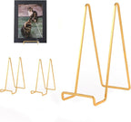 Decolore 4 Pack 6 Inch Gold Picture Stands by Decolore