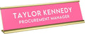Custom Engraved Desk Plate | Personalized by 904Custom
