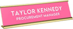 Custom Engraved Desk Plate | Personalized by 904Custom