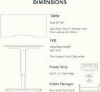 FLEXISPOT EN2 Whole-Piece Bamboo Standing Desk - Image 7