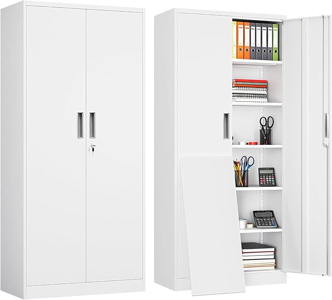 TaskStorz Steel SnapIt Cabinet, 71 Inch Metal Storage Cabinet by TaskStorz