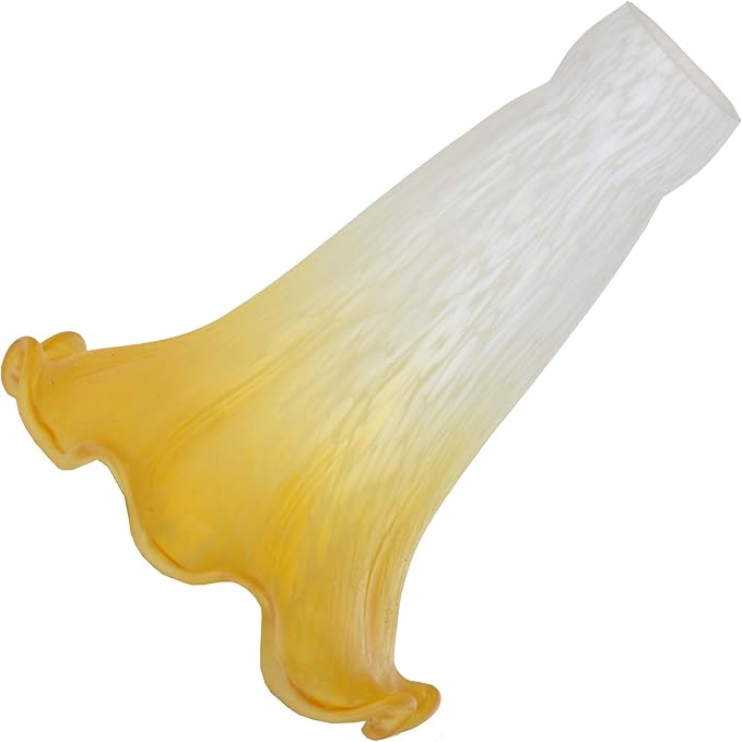 Bieye LS07S Lily Flower Blown Glass Lampshade by Bieye