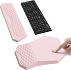 Ergonomic Mouse Pad and Keyboard Wrist Rest Support Set, Massage Design Mousepad - Image 8