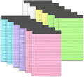 AIFLYAN 12 Pack Legal Pads 5x8 Inch Colorful Note Pads by Unknown