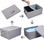HOONEX Linen Foldable Storage Bins - Image 7