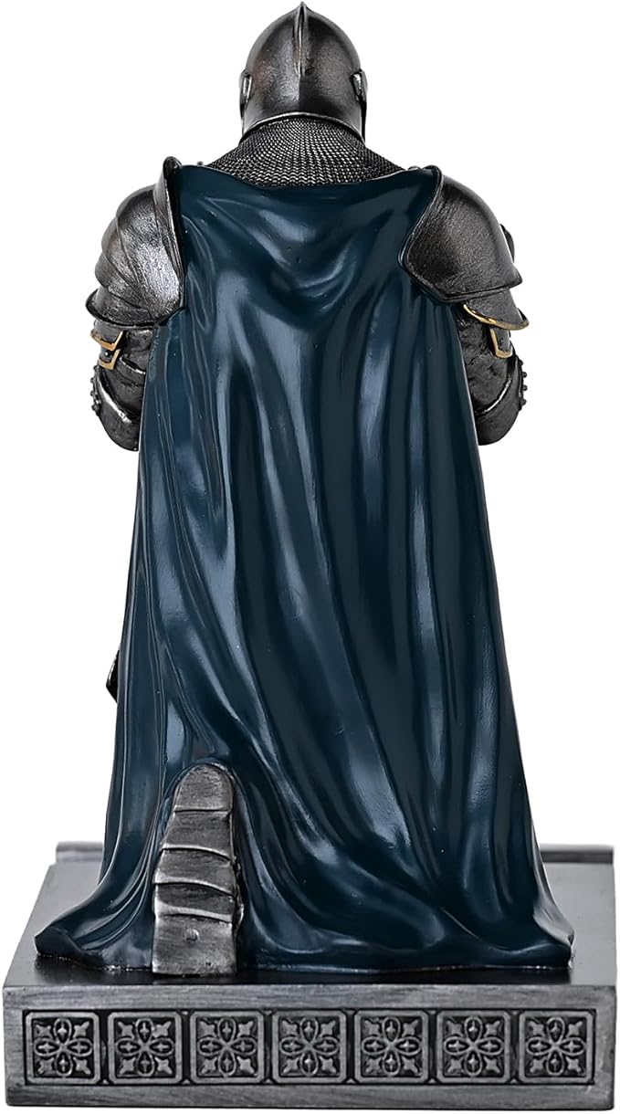 Amoysanli Medieval Armored Warrior Wearing Outerwear, Mobile Phone Stand Knight - Image 4