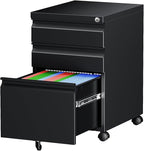 Letaya 3 Drawer Mobile File Cabinet by LetayaMetalCabinets