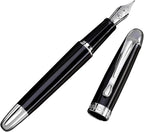 Webson Gill The Boss' Black Luxury Executive Fountain Pen, Polished Lacquer & by WebsonGill